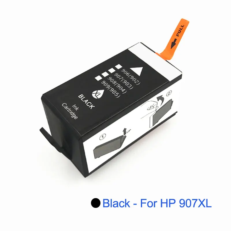 Сторонний картридж 903 для HP 903XL 907XL чернильный принтера Officejet Pro 6950 6960 6961 6963 6964 6965 6970