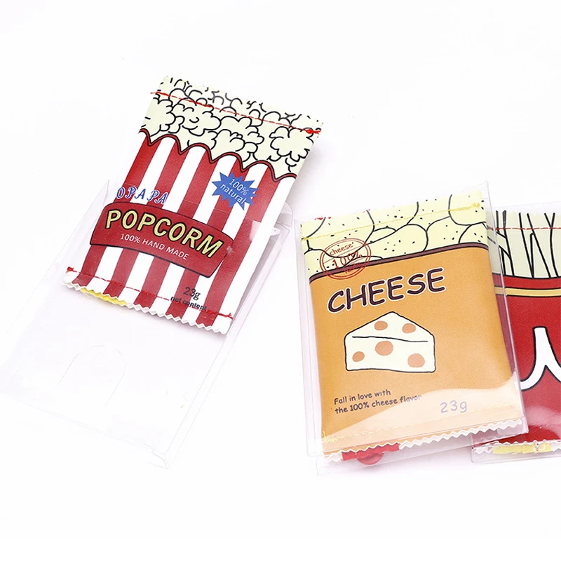 Europe and America 2020 Creative Cute Cartoon Coin Purse Key Chain For Girls Leather Cake Popcorn Kids Zipper Change Wallet | Багаж и