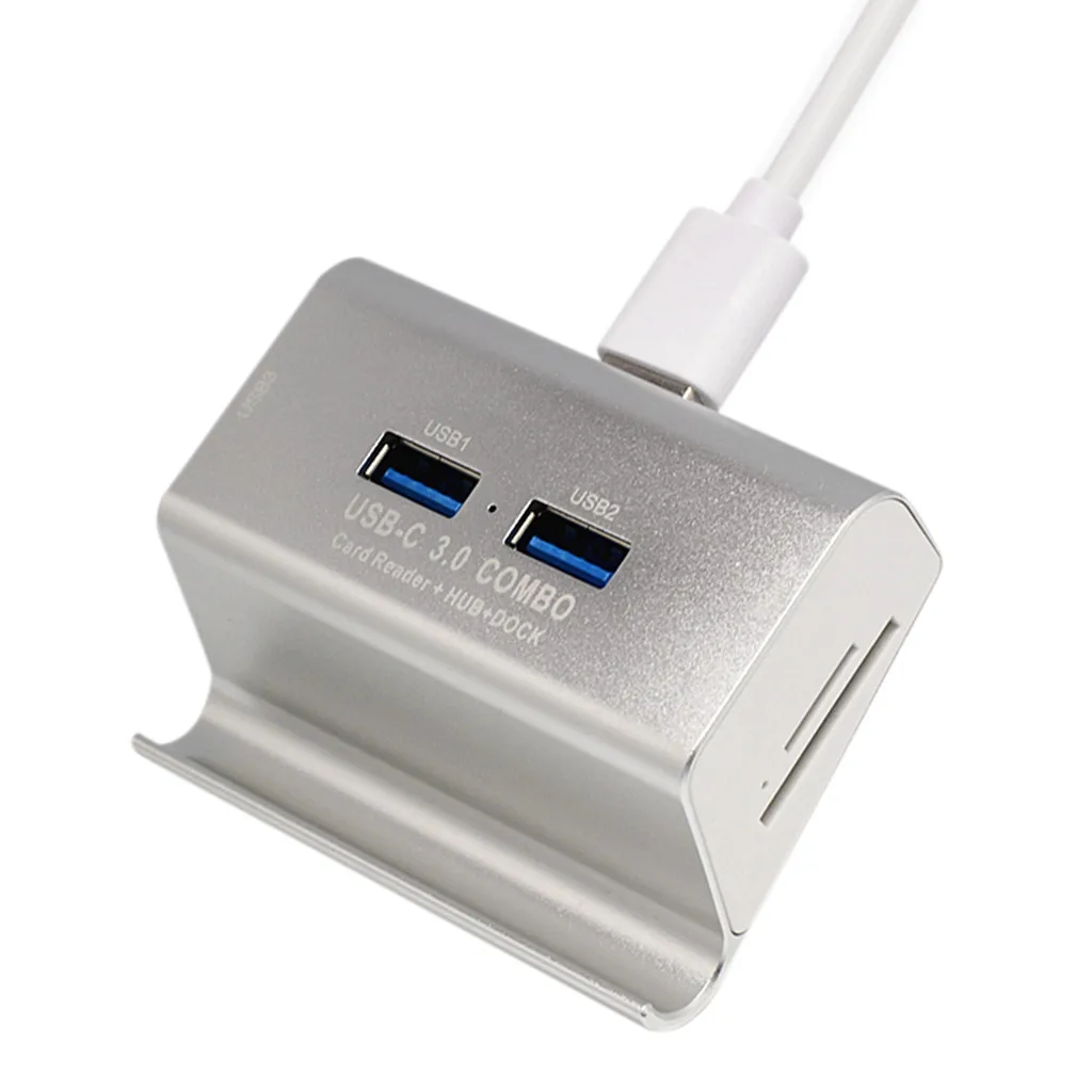Высокоскоростной USB3.0x3 SD/TF кард ридер концентратор настольная док станция