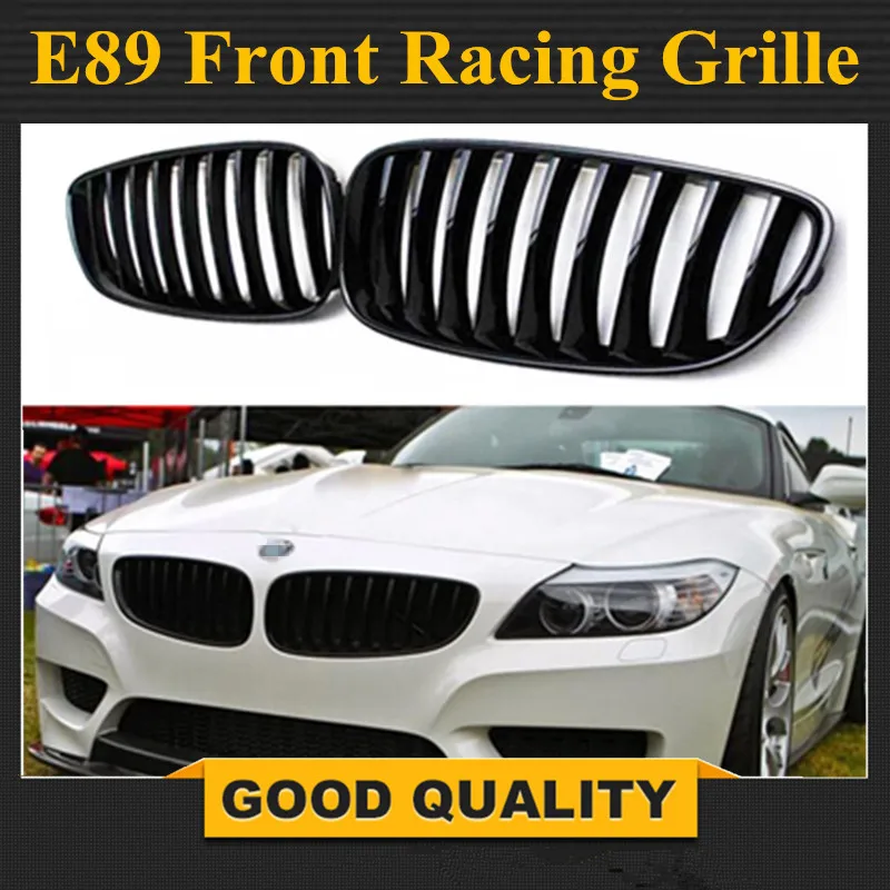 2009-2016 Kidney e Gloss Black ABS Plastic E89 Auto Car Front Racing Grill Grille for BMW Z4 20i 23i 28i 30i 35i | Автомобили и
