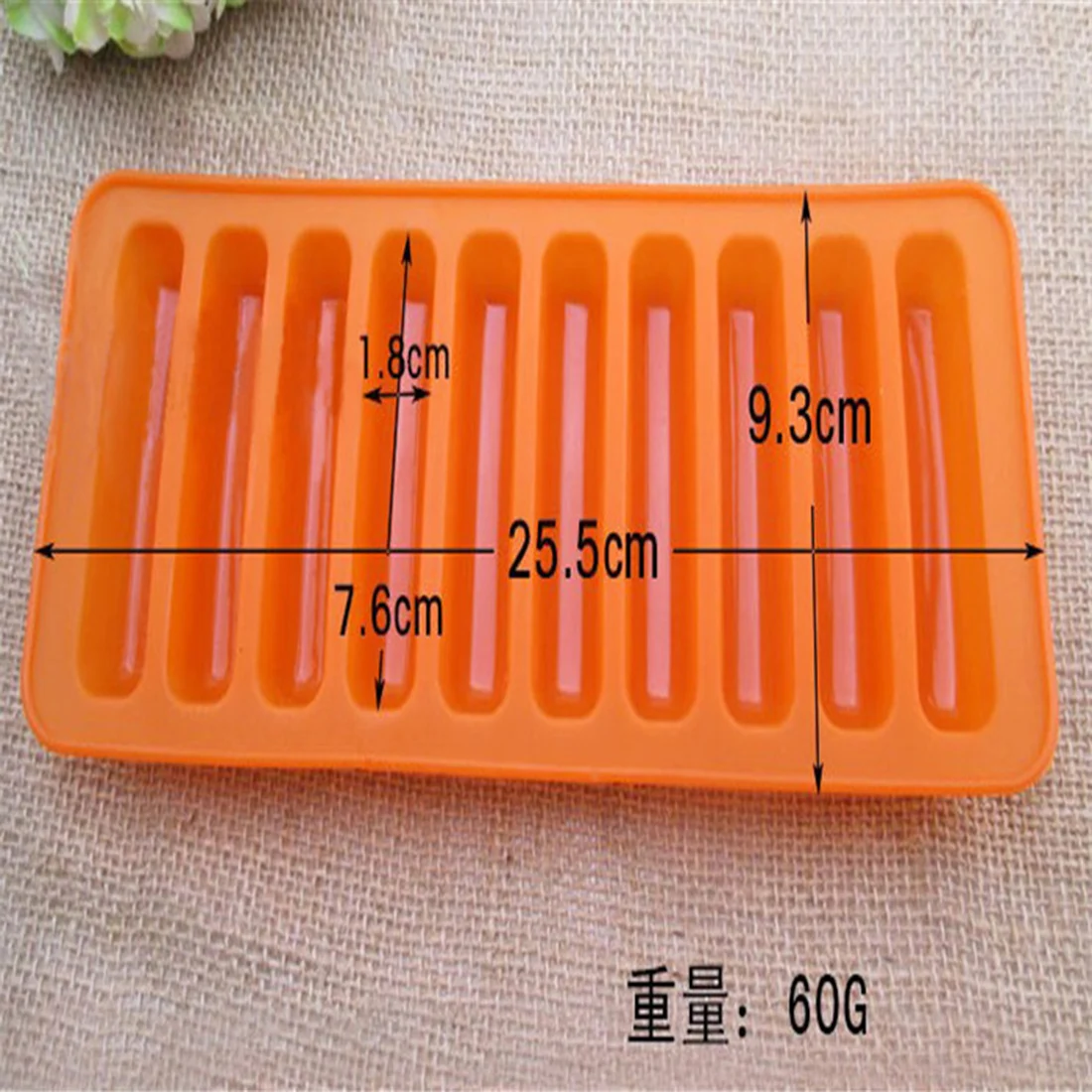 Новый силиконовый цилиндр ледяной куб лоток замораживание прессформы Пудинг