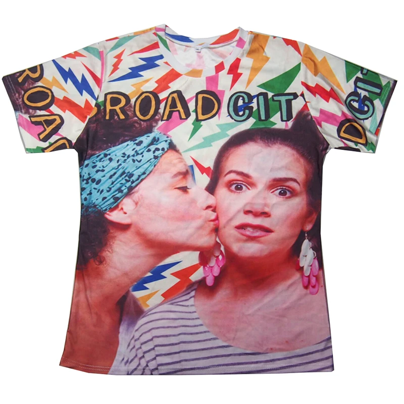 Новое Прибытие Широкий Город Письмо футболки Якобсон Поцелуи Илана Глейзер Мода