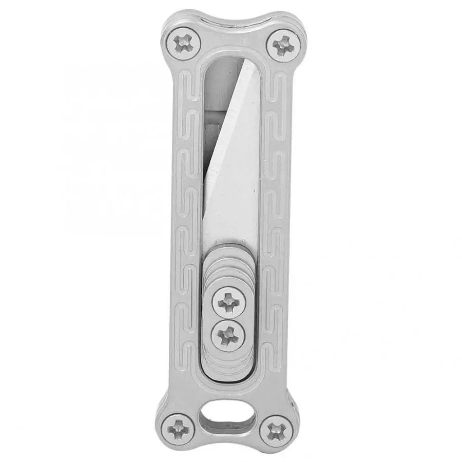 Type A Outdoor Cooking Knife Mini Portable Sturdy Anti-rust Titanium Alloy Knife Paper Cutter EDC Outdoor Tools - Цвет: Type A