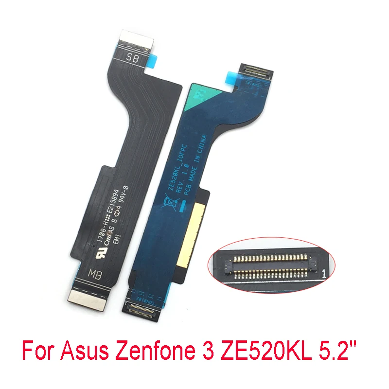 Фото Материнская плата для Asus zenfone 3 ZE552KL ZE520KL Z012DA Z017DA, разъем для ЖК-дисплея, гибкий кабель, лента, высокое качество №1