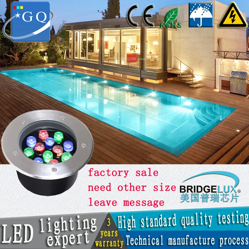 1-36 Вт светодиодный подземный светильник марки 45 мил большой чип наружный