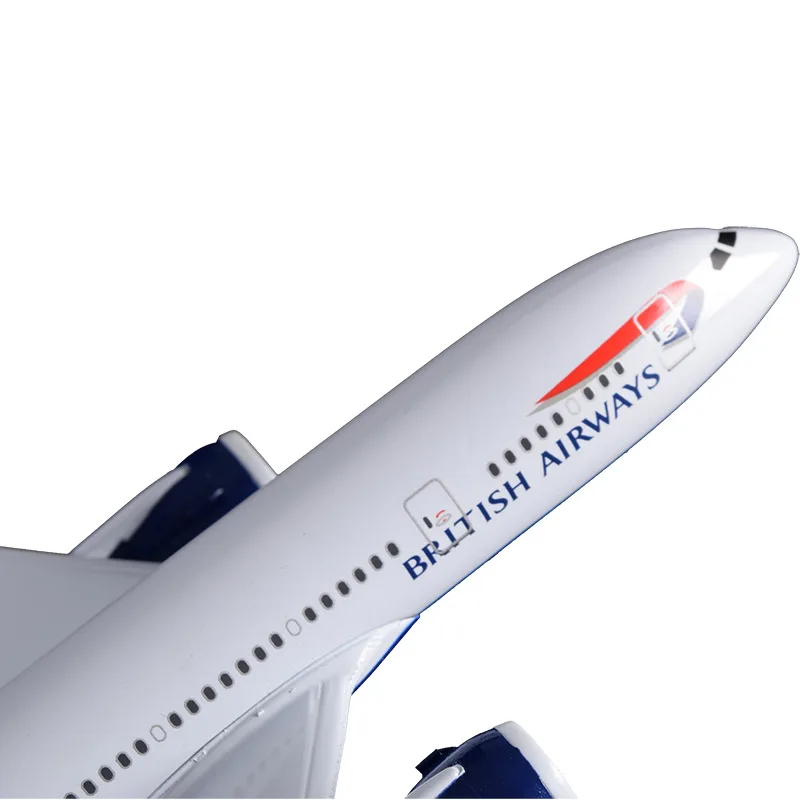 Модель больших авиакомпаний B787 20 см британская модель Боинга 787 авиационная