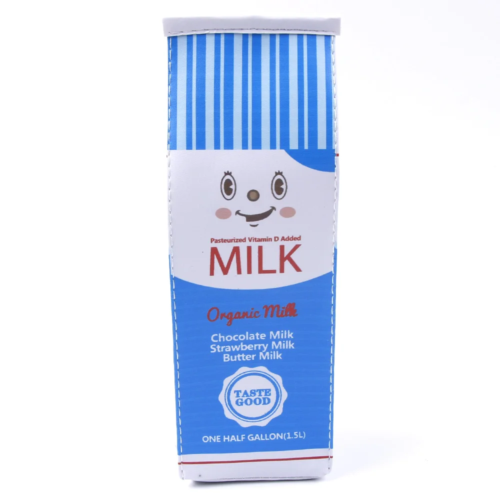 1 шт. Творческое моделирование молочный ящик из искусственной кожи Карандаш