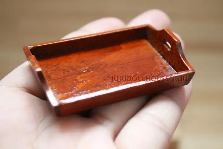 Мини кукольный дом Siwan сцена из глины с мини деревянным подносом поклонение