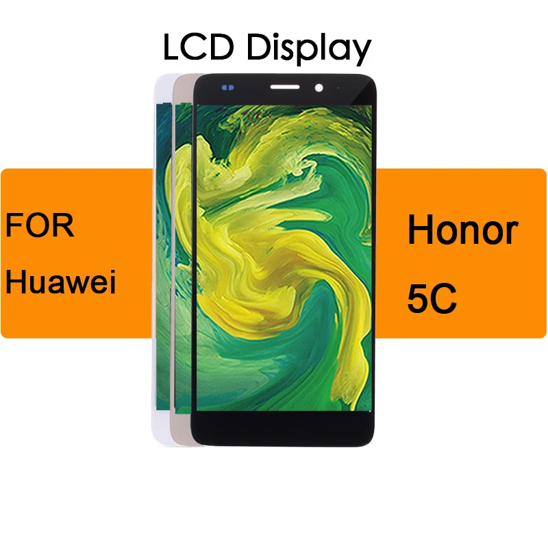 ЖК дисплей с сенсорным экраном и дигитайзером в сборе рамкой для Huawei Honor 5C/7 Lite / 7