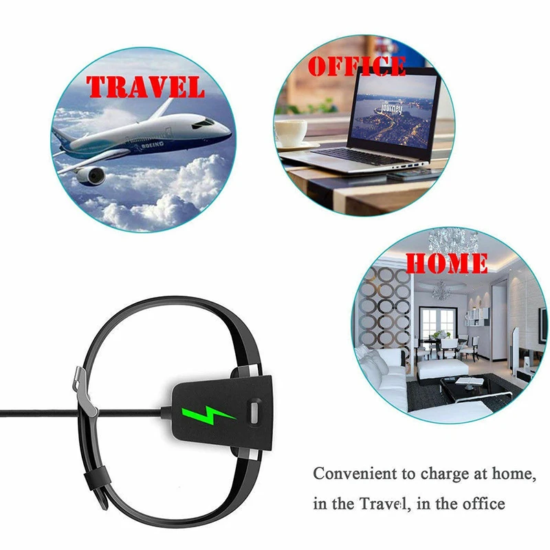 Сменное Зарядное устройство USB для зарядки умный Браслет зарядный кабель 2