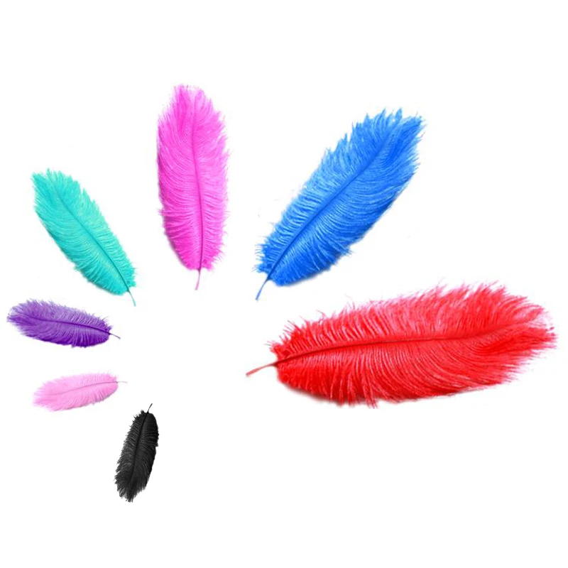 

10pcs 12-14inches(30-35cm) Pink Wholesale Beautiful Ostrich Feathers Party Decoration
