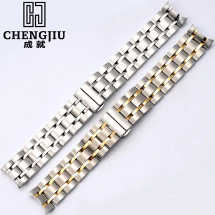 Изогнутые ремешок для Tissot 1853 Кутюрье T035 T035627A часы браслет метал ремень мужской