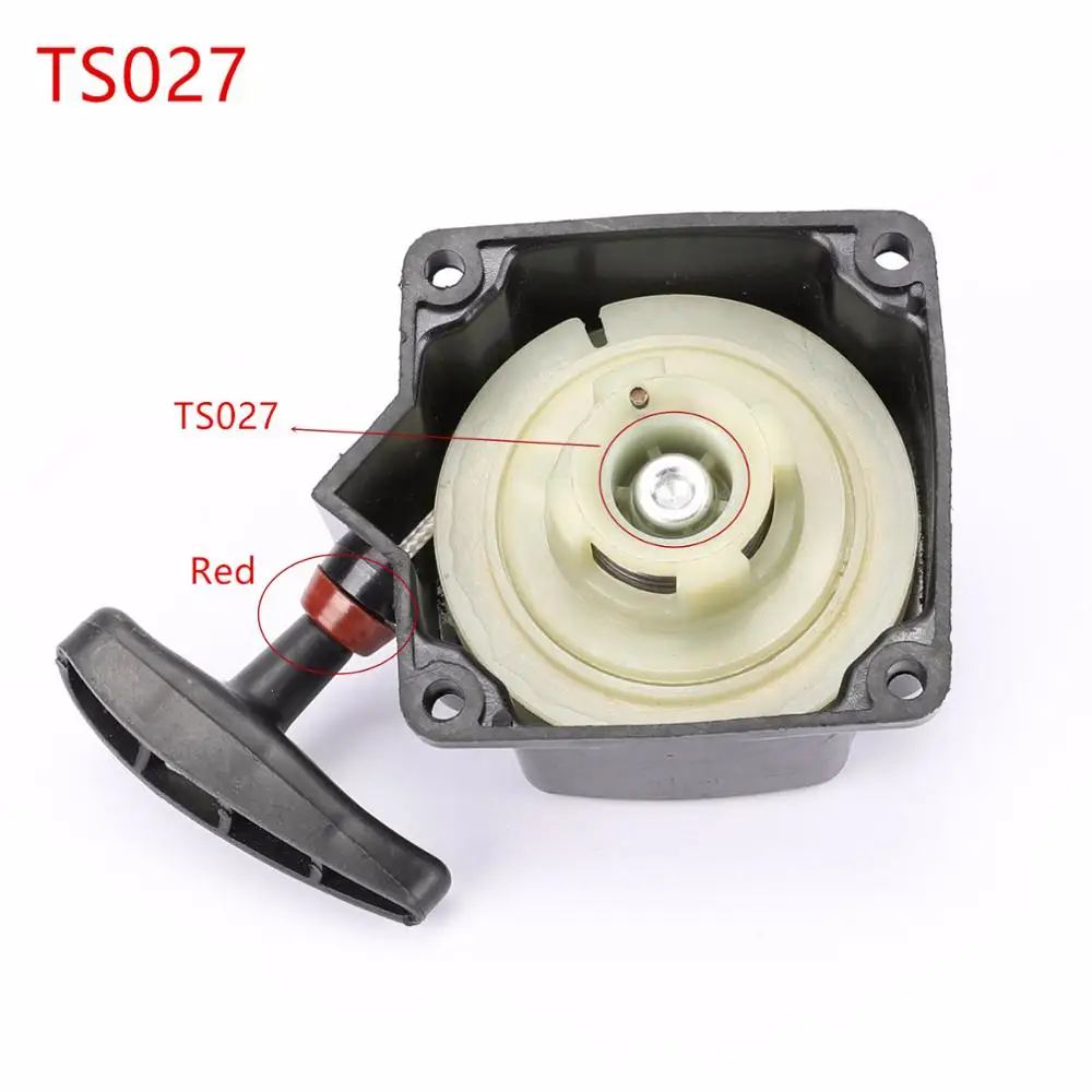 TS027 TDPRO пусковой стартер для 2 такта 47cc 49cc 40-5 двигатель мини карманный велосипед косилка ATV ракета кусторез Виппер триммер - Цвет: TS027