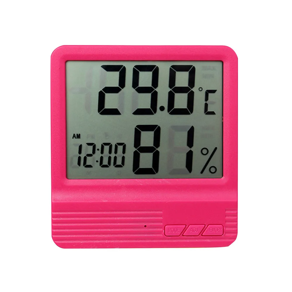 -50 ~ +70 AubigDigital LCD Electronic Temperature Humidity Meter Hygrometer Weather Station Thermometer Dsiplay with Alarm Clock |
