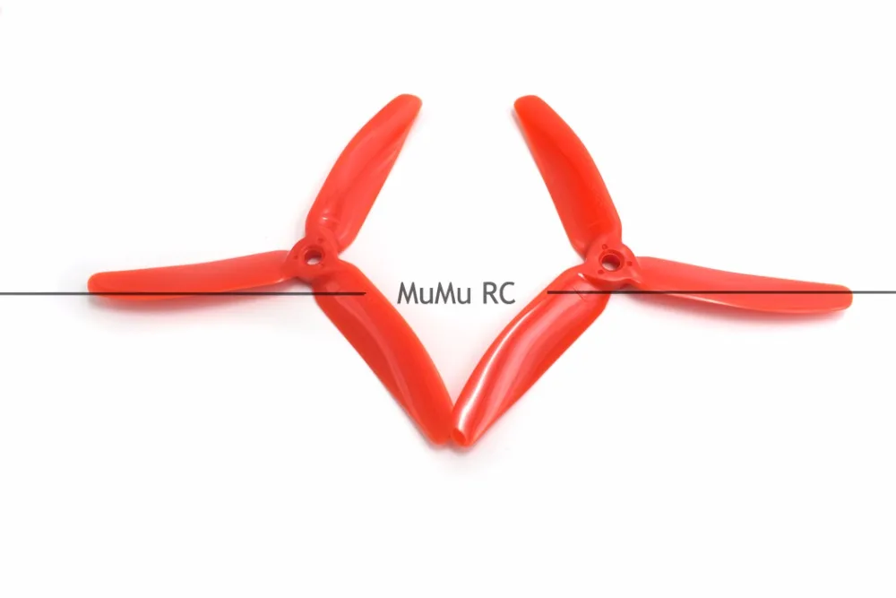 Винты Опора 5 "5040 3 Лезвия 5x4x3 CW CCW Мульти цвет Для RC DIY QAV250 250 Гонки Quadcopter Мини
