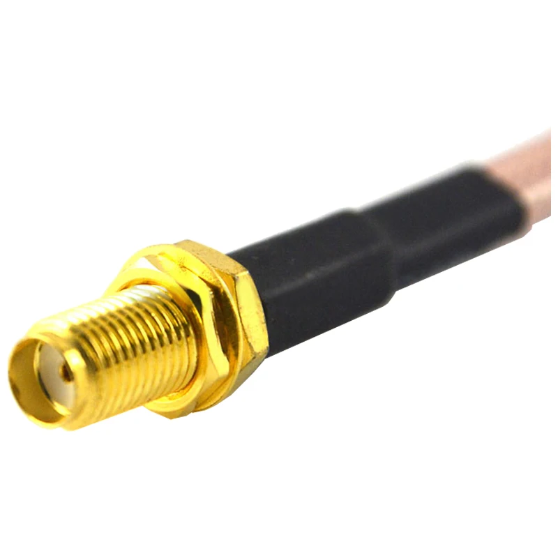 НОВЫЙ SMA Female to Y Type 2 X TS9 Male / CRC9 коннектор сплиттер-Сумматор кабель Pigtail RG 316 30 см Gold |