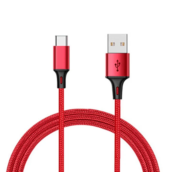 Красный NOHON Тип usb C зарядка кабель синхронизации данных для Xiaomi Mi5 huawei P9 заряд линия для SamSung Gaxaly S8 плюс Примечание 7 заряднеое устройство - Цвет: Красный