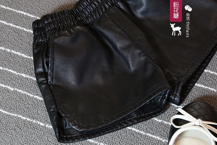 Новые штаны для маленьких девочек на лето осень и зиму шорты из искусственной