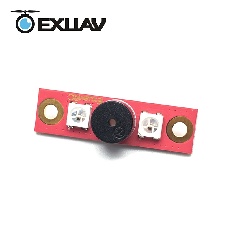 Exuav 5 В LED звуковой модуль 28 мм отверстия для flytower Игровые джойстики 2.2 г RC