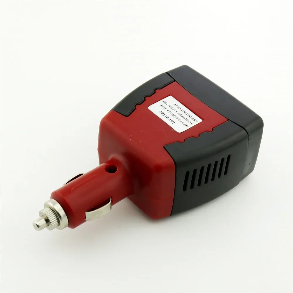 Автомобильный инвертор напряжения постоянного тока 12 В в переменный ток 110 В/220 75