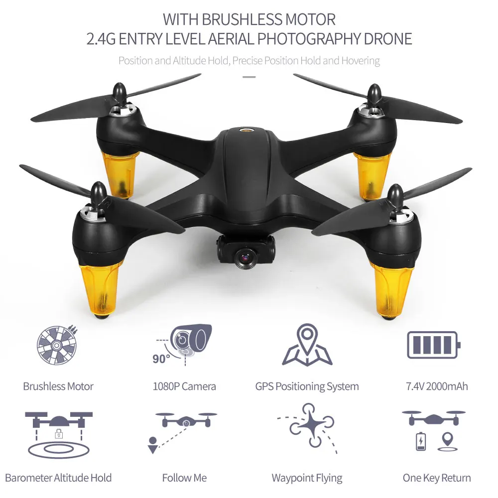 JJRC X3P gps дрона с дистанционным управлением 5G Wi Fi видом от первого лица 2MP 1080 P