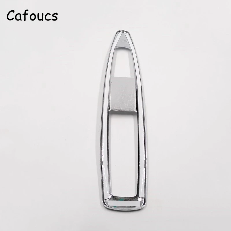 Cafoucs 4 шт. автомобиля хром ABS Электрический стеклоподъемник переключатель крышки для Citroen C4 MK1 2005-2011 украшения Аксессуары