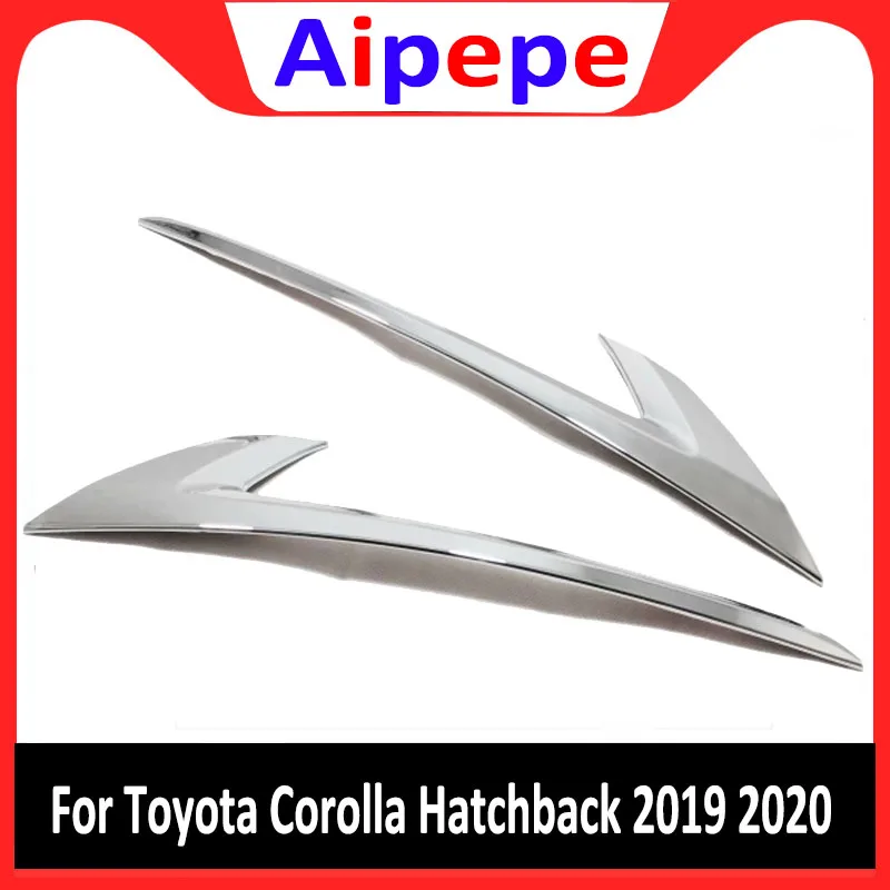 Для хэтчбека Toyota Corolla 2019 2020 ABS хромированные задние фонари декоративная крышка