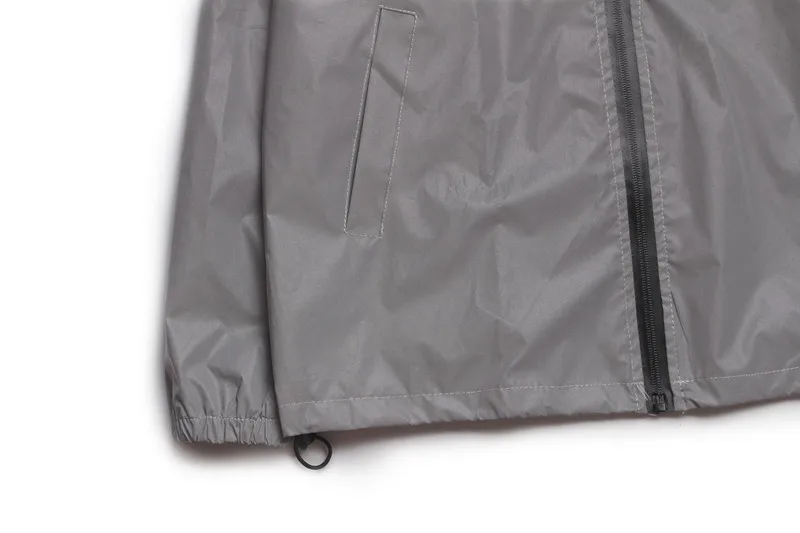 New Men's and Women's Jacket 3 M reflective Jacket night glowing Coat Windbreaker Hooded Loose Jackets Large Size S-5XL 914