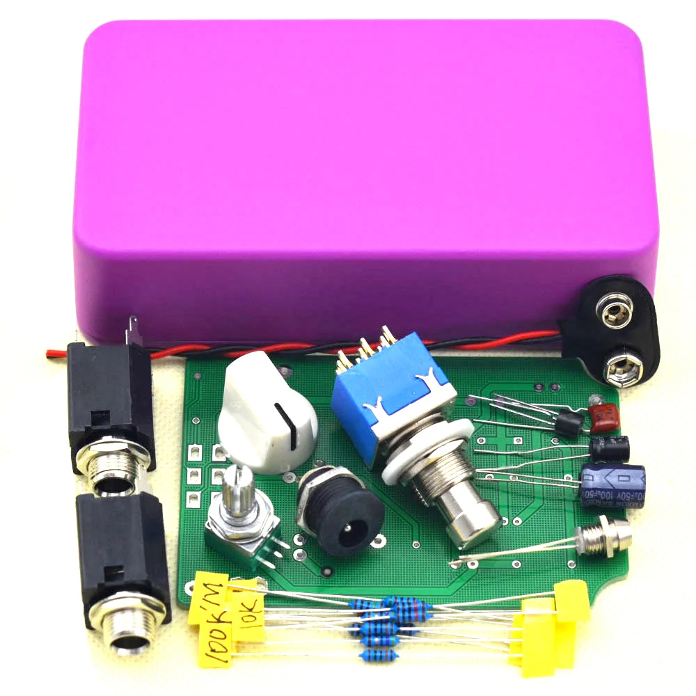 Набор педалей для гитарных эффектов сделай сам педаль электрогитары бокс