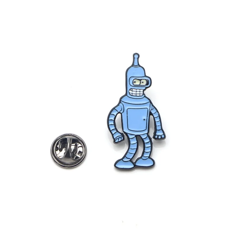 Futurama мультфильмы забавные металлические броши булавки сумки значки значок на рюкзак булавки для одежды Ювелирные изделия подарок M2759