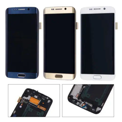 ЖК-дисплей с сенсорным экраном и дигитайзером в сборе для Samsung Galaxy S6 edge G925 G925I G925F