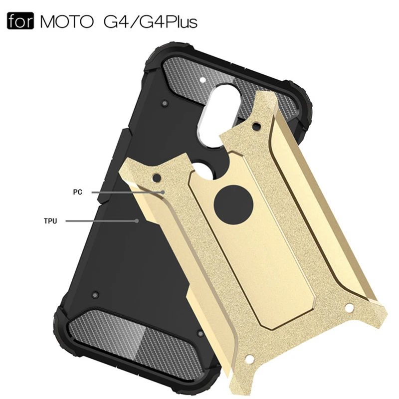 Прочный Гибридный противоударный защитный чехол для телефона Motorola Moto G4 Plus