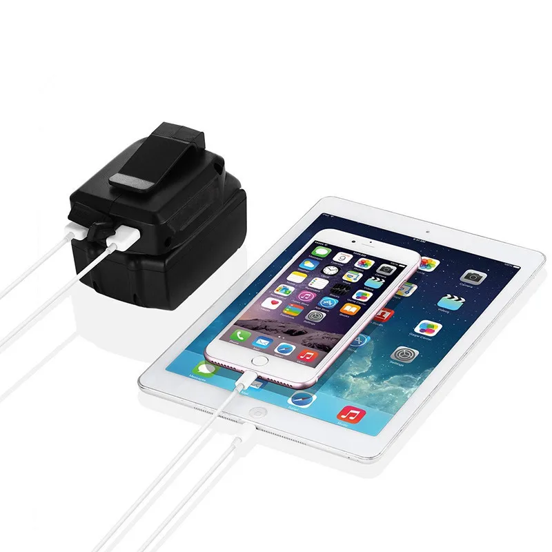 Адаптер для аккумулятора 14 4 в 18 электроинструмента Makita ADP05 LXT USB зарядка BL1815 BL1830