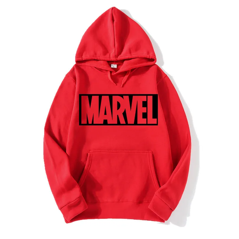 Мужские брендовые свитера MARVEL Модные осенние и зимние толстовки с принтом букв