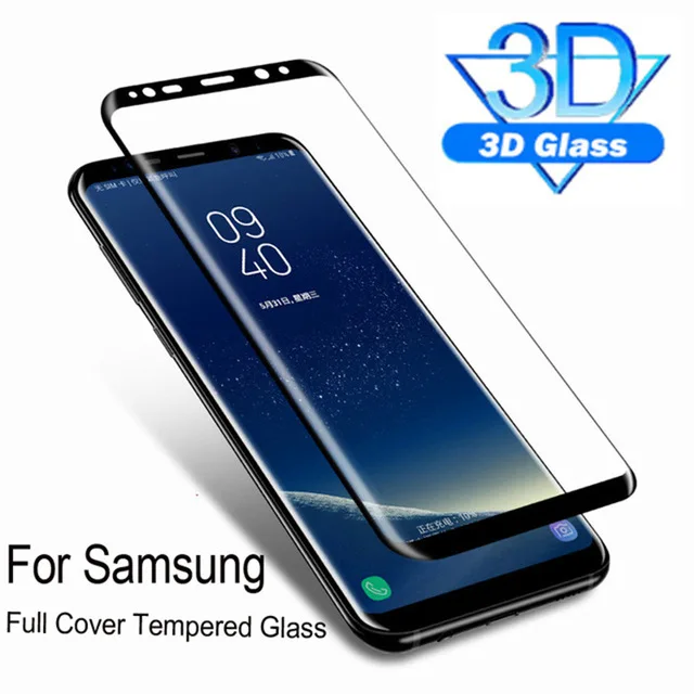 3D изогнутые с полным охватом закаленное Стекло для samsung Galaxy S9 S8 Plus Note 8 S7 S6 край