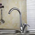 Высокое качество одной холодной воды настенный Площадь кухни кран