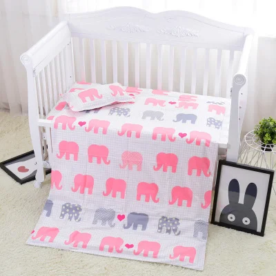 

3PCS New Arrive Crib Baby Bedding Set many colors Bed Linen kit de berço Crib Sets Cot Set,Duvet Cover/Sheet/Pillow Cover,