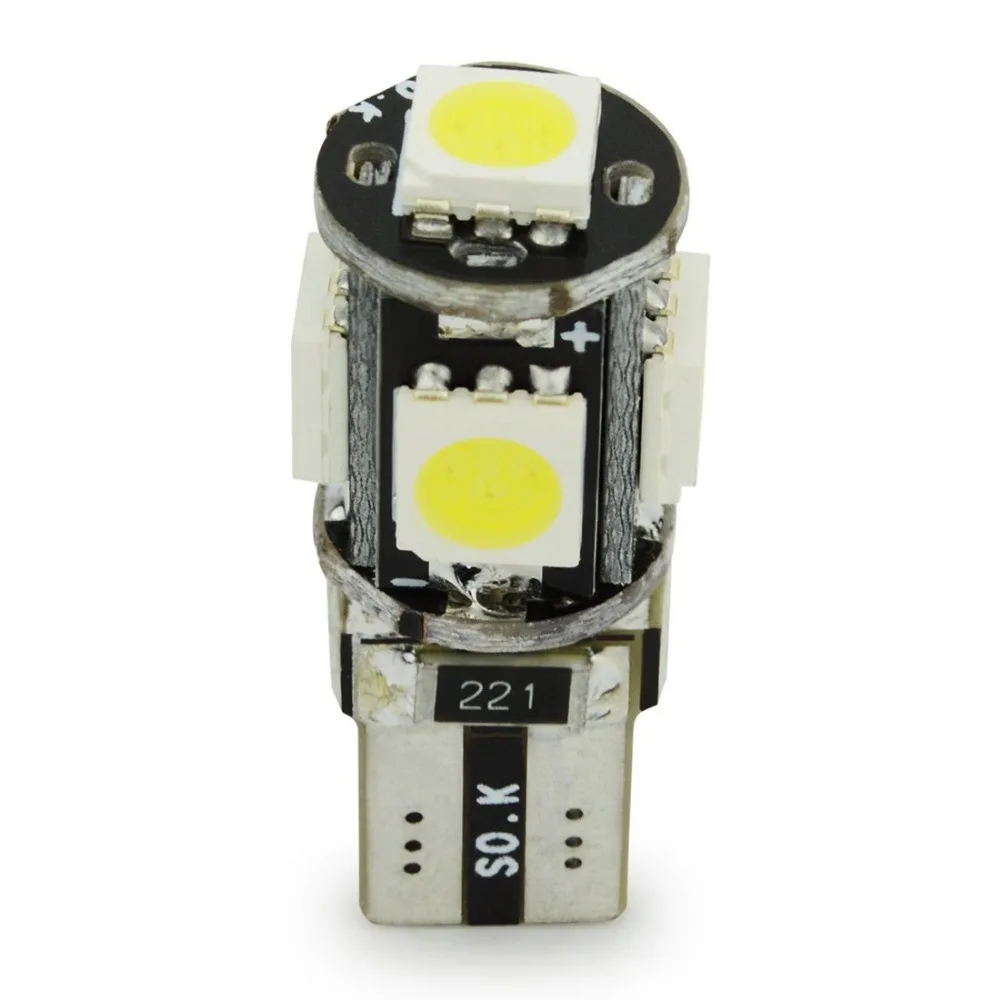 Бесплатная доставка в продаже! 10 шт. CANBUS LED SMD Standlicht T10 W5W светодиодный для Peugeot Renault