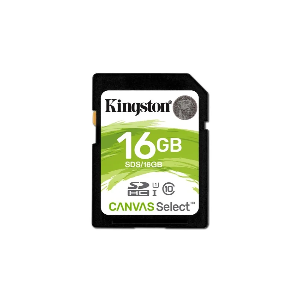 Kingston Технология холст кнопок Select и 16 Гб Micro SDHC Clase 10 UHS-I 80 МБ/с. негр | Компьютеры