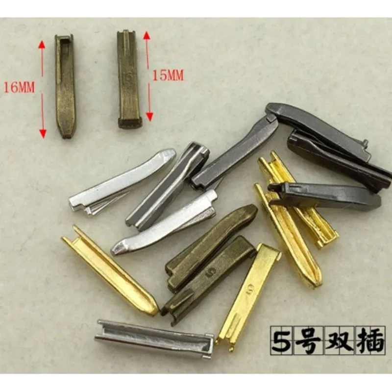 50pairs/lot 3# 5# 8# 10# double open ends one end golden silver gun black bronze insert zipper stoppers accessories874 | Дом и сад