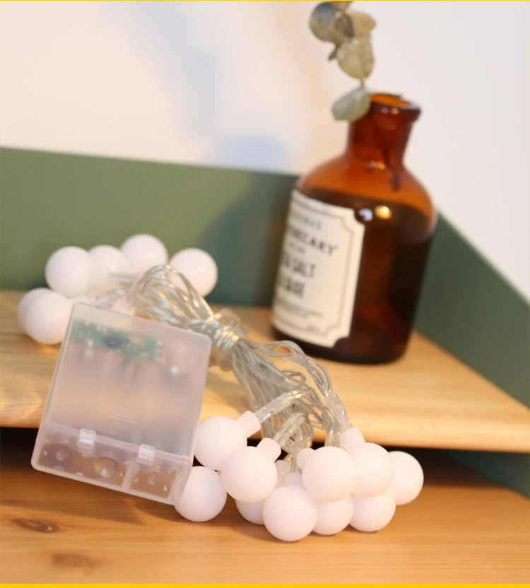 Вечерние фонов елки DIY украшения мяч светодиодный свет шнура детская комната/свадьба/Главная/открытый события шары строки