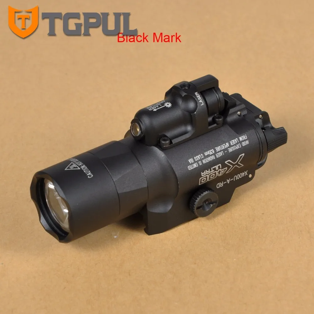 Лучшая светодиодная вспышка TGPUL SF X400U тактисветильник свет пистолет с красным
