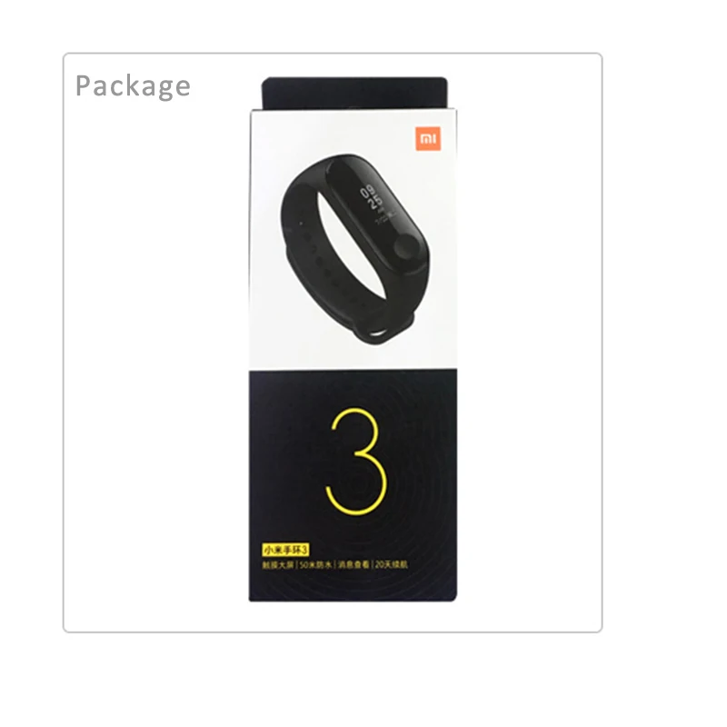 Xiaomi mi-браслет 3 пульсометр Bluetooth 4,2 Xao mi умный спортивный браслет OLED mi band 3 Smartband