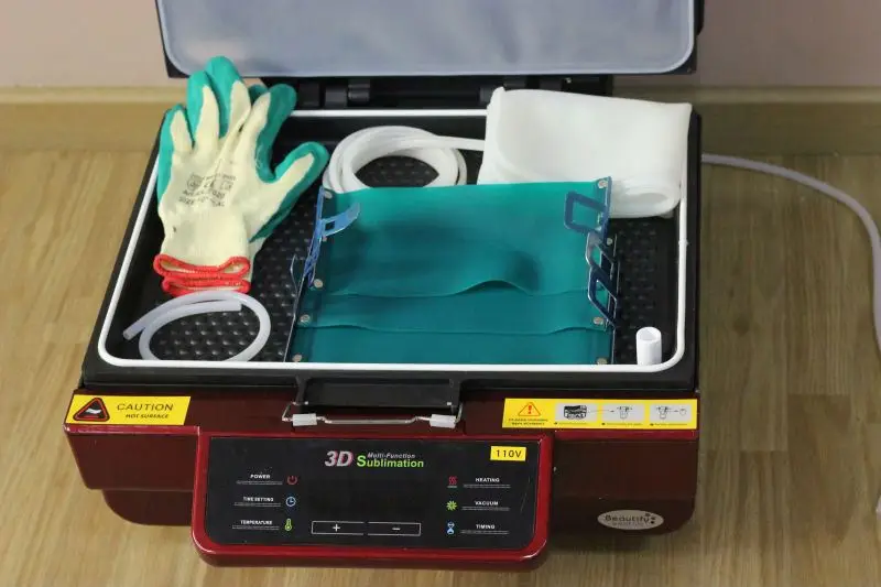 3D сублимационный вакуумный аппарат термопресс для кружек футболок чехлов