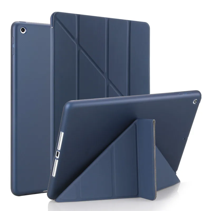 Чехол для iPad 2018 9 7 силиконовый мягкий чехол из 2017 искусственной кожи умный чехлы