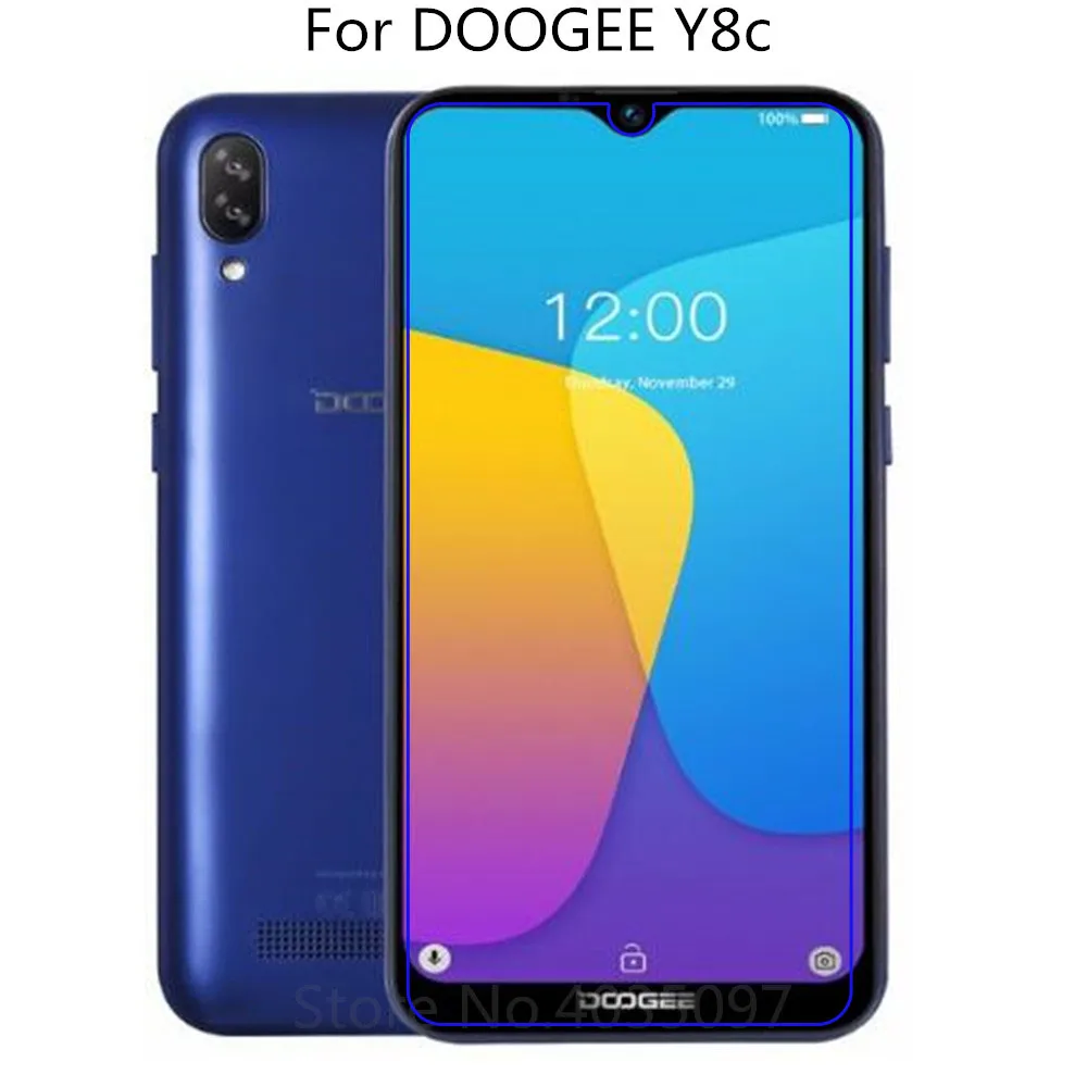 2 шт Для Doogee Y8C закаленное стекло 9H 2.5D Защита экрана для смартфон стеклянная