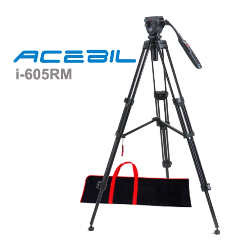 Acebil L-605rm Kit Professional Tripod System With Zoom Control Handle Stabilizer Steadicam Steadycam For Digital Video Camera |
