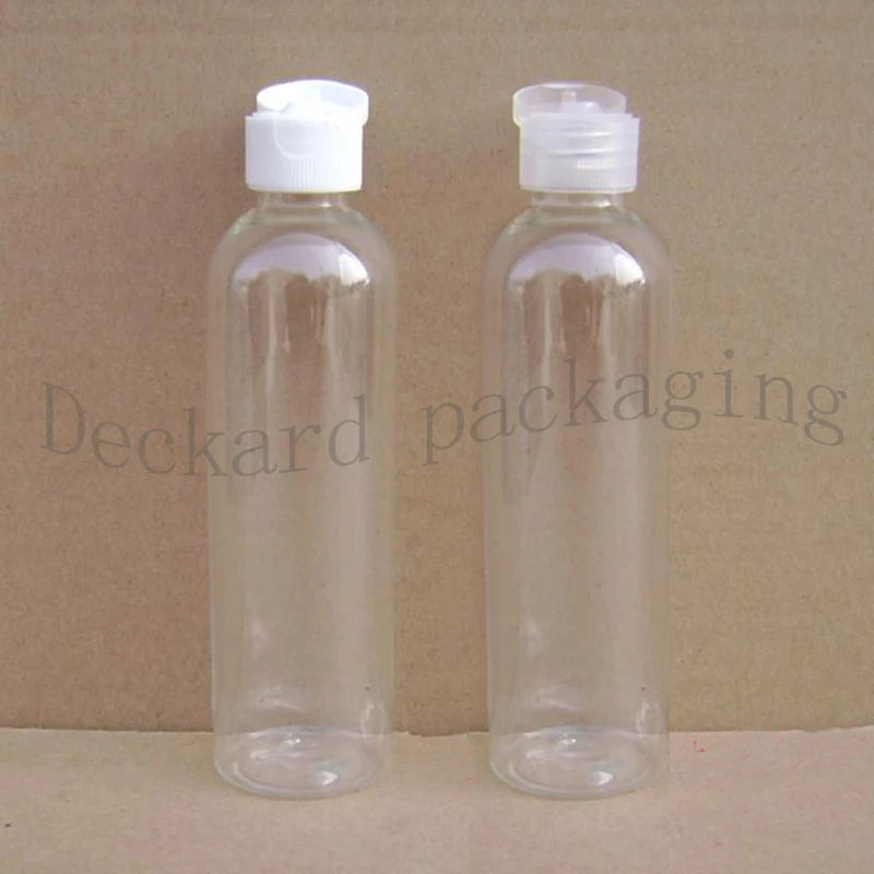 100pcs/lot 120ml transparent emptyplastic bottle flip top caps shampoo lotion cosmetics Shower Gel liquid travel container