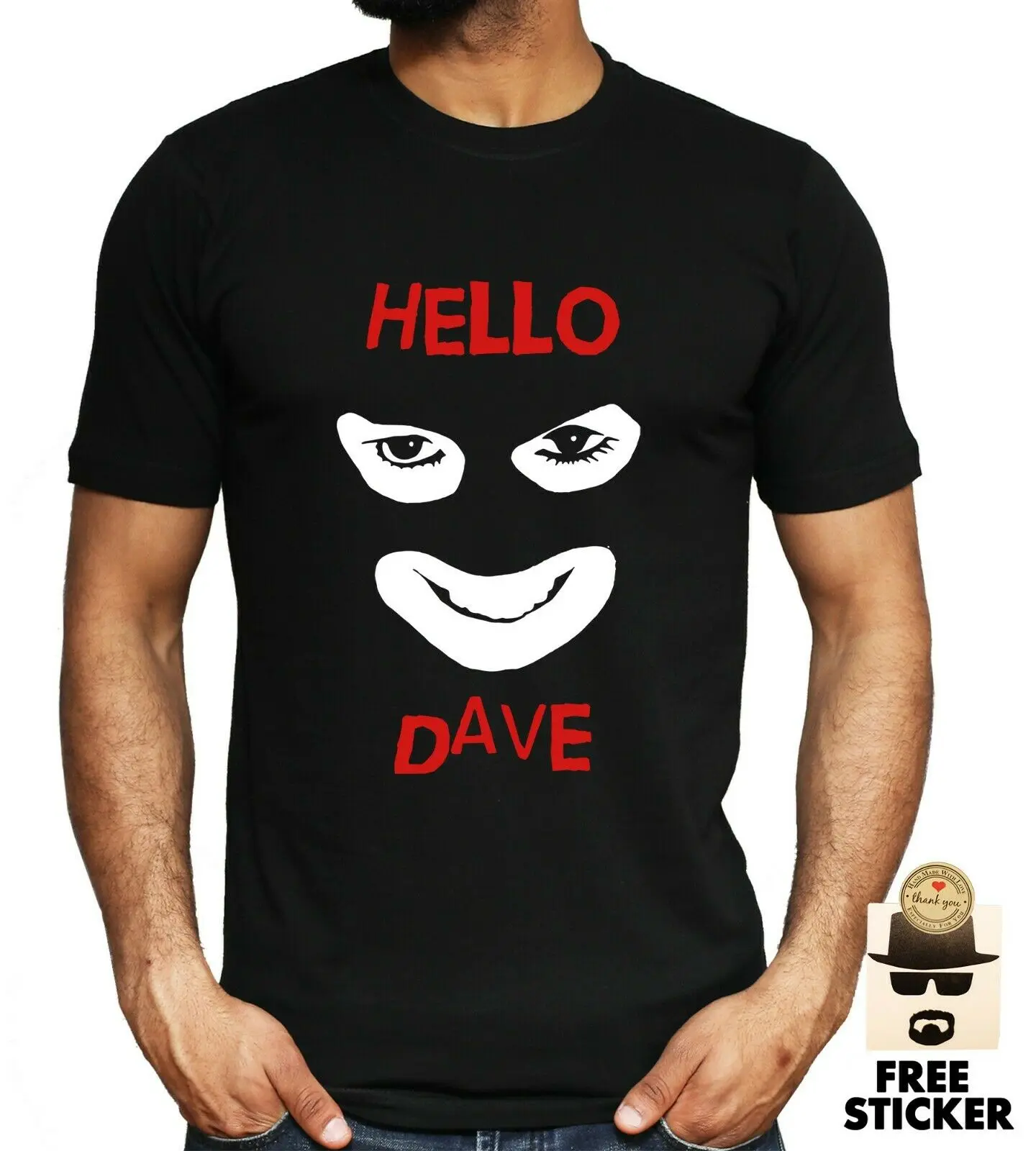 Hello Dave футболка смешная Лига джентльменов шутка Тройник унисекс Мужской Топ S