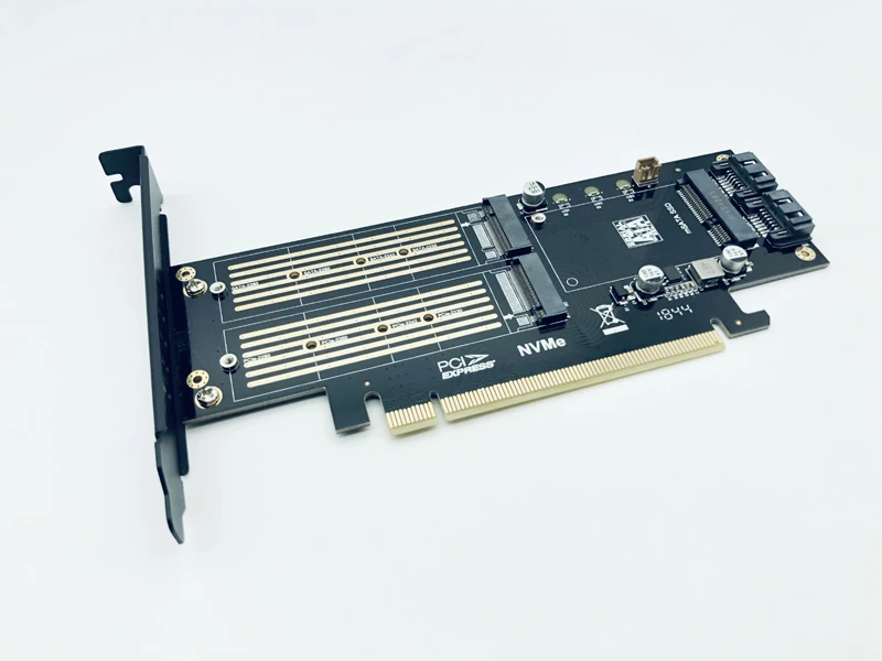 H1111Z добавить на карты SATA M.2 адаптер PCIE SSD NVME M ключ + AHCI NGFF B MSATA 3in1 переходная